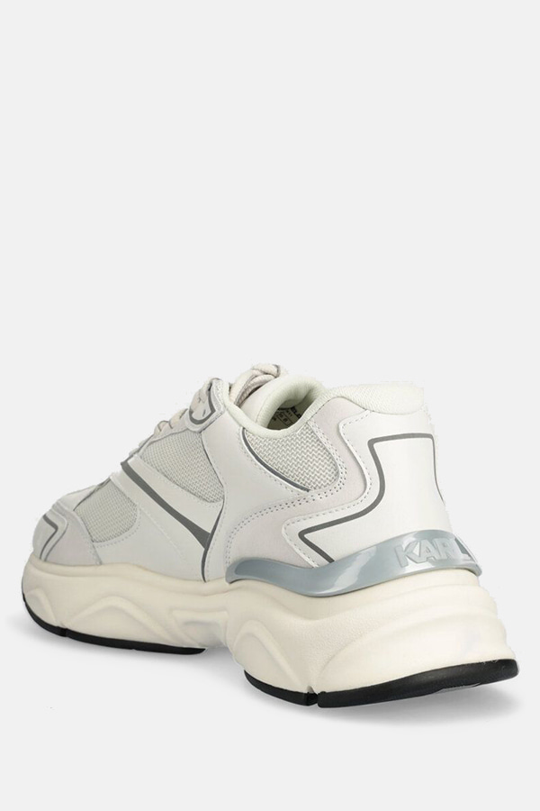 ΠΑΠΟΥΤΣΙΑ KARL LAGERFELD - 411 WHITE LEATHER & TEXTILE